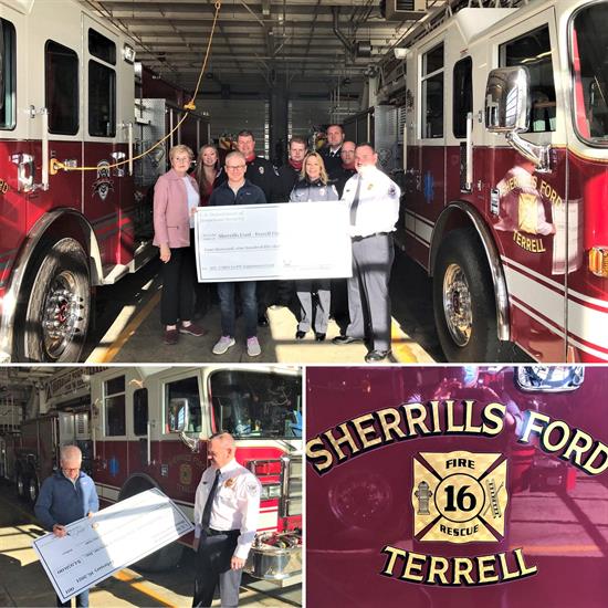 Sherrills Ford Terrell Fire and Rescue Grant Presentation